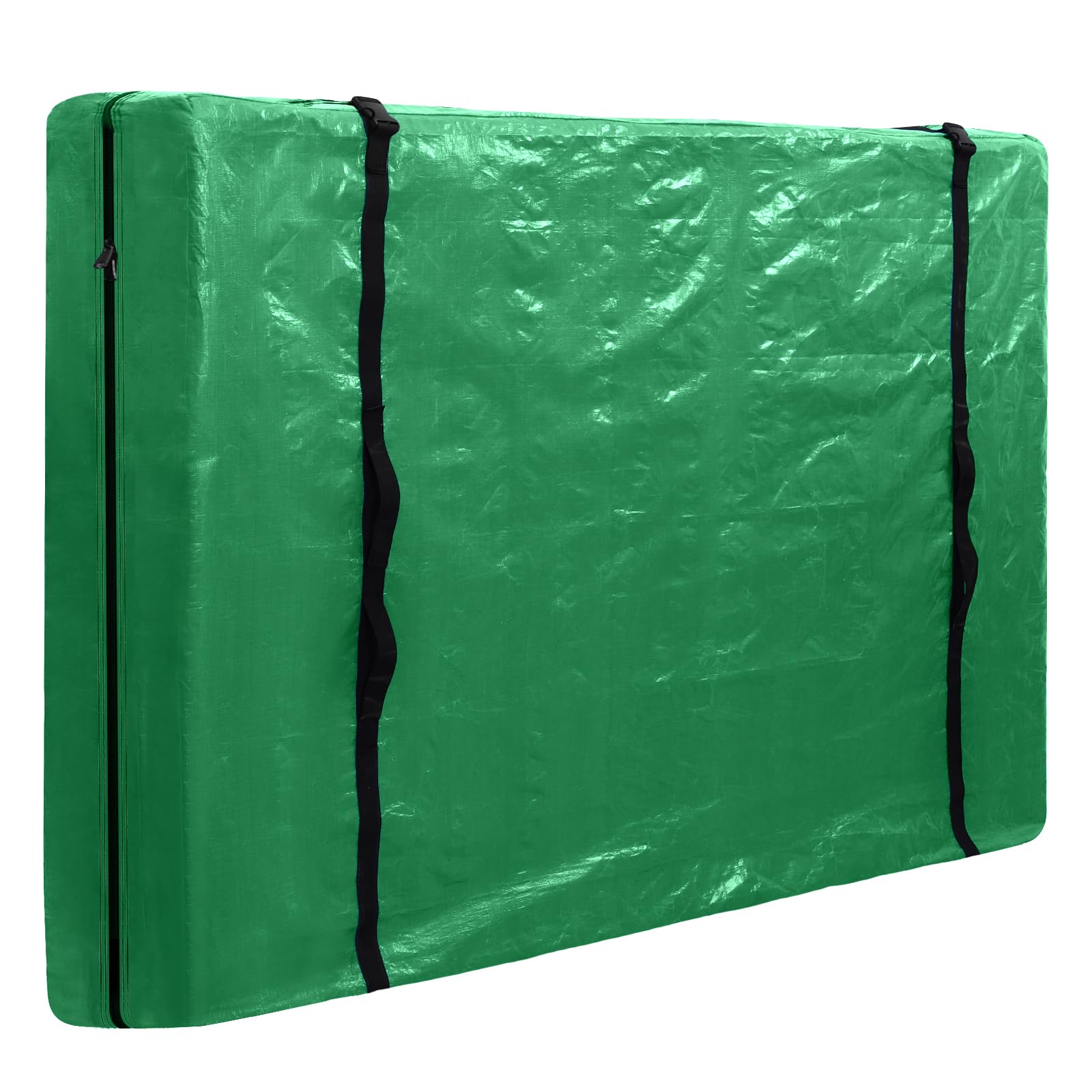 Ticonn Mattress Bags For Moving, Full Mattress Cover For Moving, Heavy Duty, Full-Around Handle With Adjustable Buckles, Mattress Storage Bag & Moving Supplies (Green, Full)