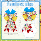 Alibbon 2Pcs Back To School Bows For Wreath, School Wreath Bows, Classroom Wreath Bows For Front Door, Number Bows, School Decor