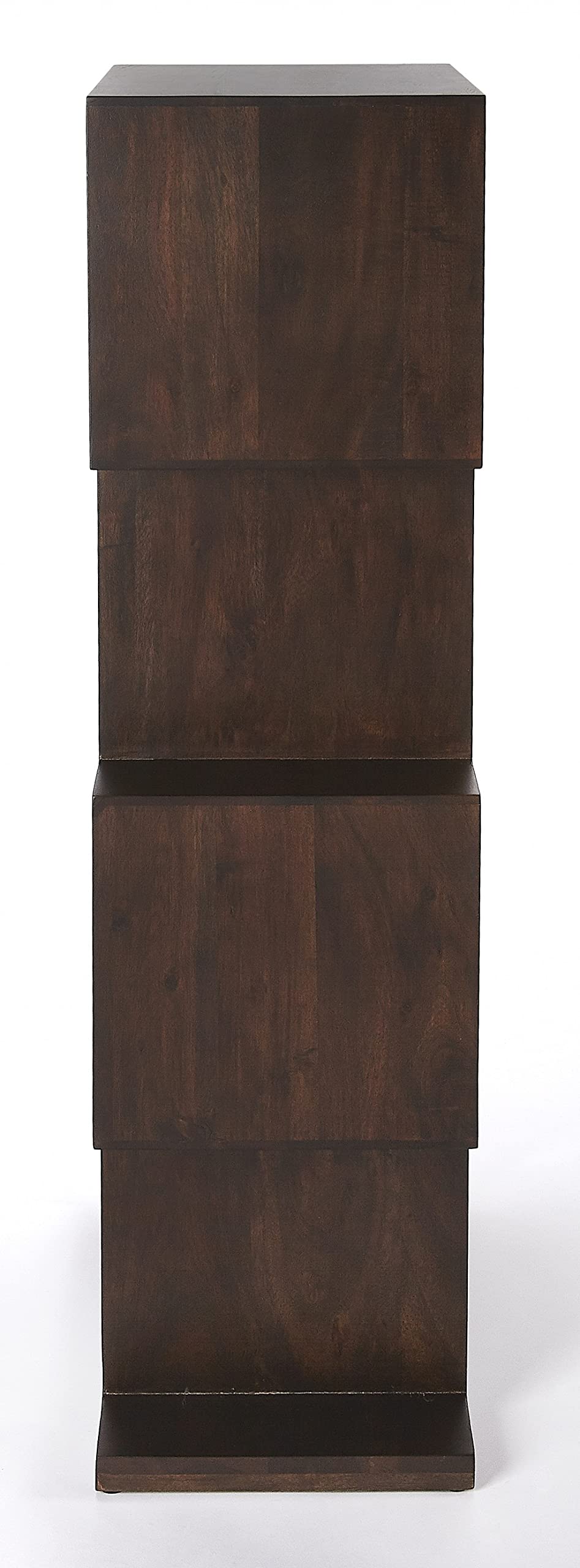 HomeRoots Dark Brown Mango Wood Stockholm Coffee Etagere