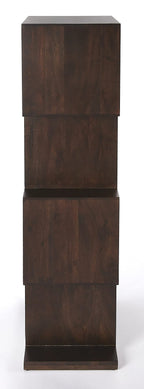 HomeRoots Dark Brown Mango Wood Stockholm Coffee Etagere