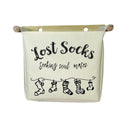 Harti Arti Laundry Room Wall Decor Lost Socks Canvas Basket Wall Hang Storage, Organization Bag, Missing Socks Sorter