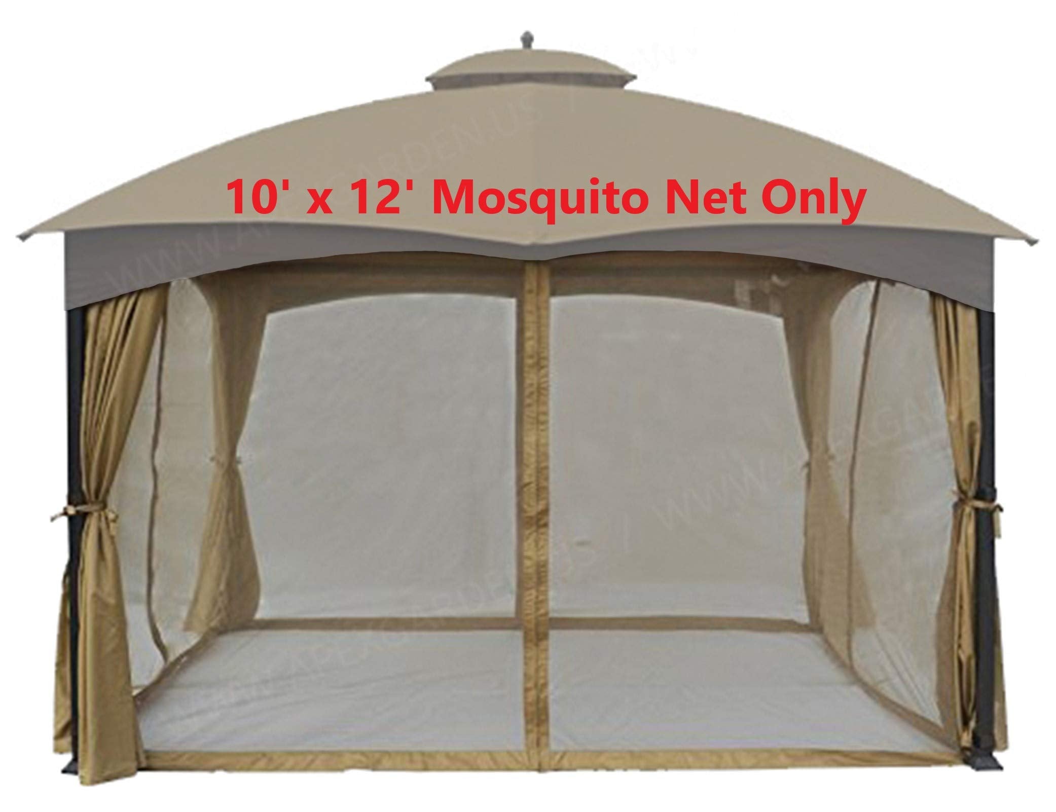 Apex Garden 10 Ft. X 12 Ft. Gazebo Replacement Mosquito Netting (Mosquito Net Only)