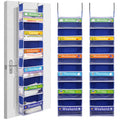 Yoojahow 2 Pack Kid Weekly Over the Door Organizer, Dark Blue, Space