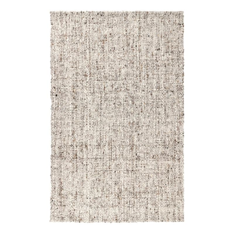 Kosas Home Lynwood 24 x 36 Heathered Wool Area Rug in Natural/Ivory