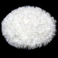 FOIMAS 33FT Christmas Tinsel Garland,White Twisted Metallic Hanging Garland for Christmas Tree Fireplace Home Decoration