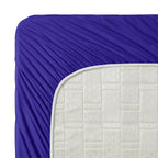 Clara Clark Split King Sheets Set, Deep Pocket Bed Sheets For Split King Size Bed, 4 Piece Bed Sheet Set, Super Soft Bedding Sheets & Pillowcases, Split King, Royal Blue