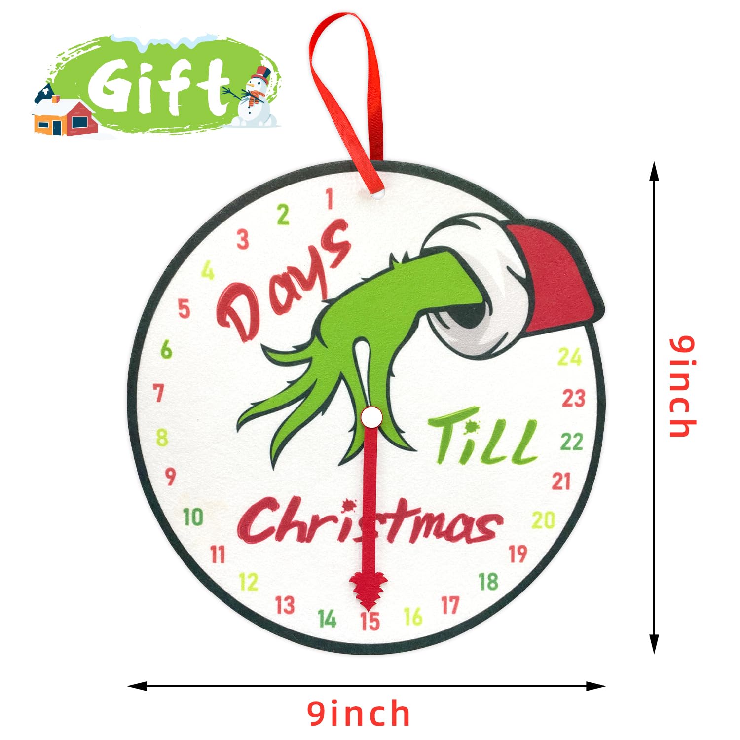 Felt Christmas Tree For Kids Wall, Upgraded Felt Tree Kit With Lights + Advent Calendar + 32 Ornaments, Diy Felt Tree Set Christ