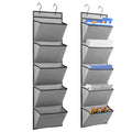 Temuorg 2 Pcs Over The Door File Organizer Back To School Hanging File Holder Classroom Office Organization For Mails Papers Mag
