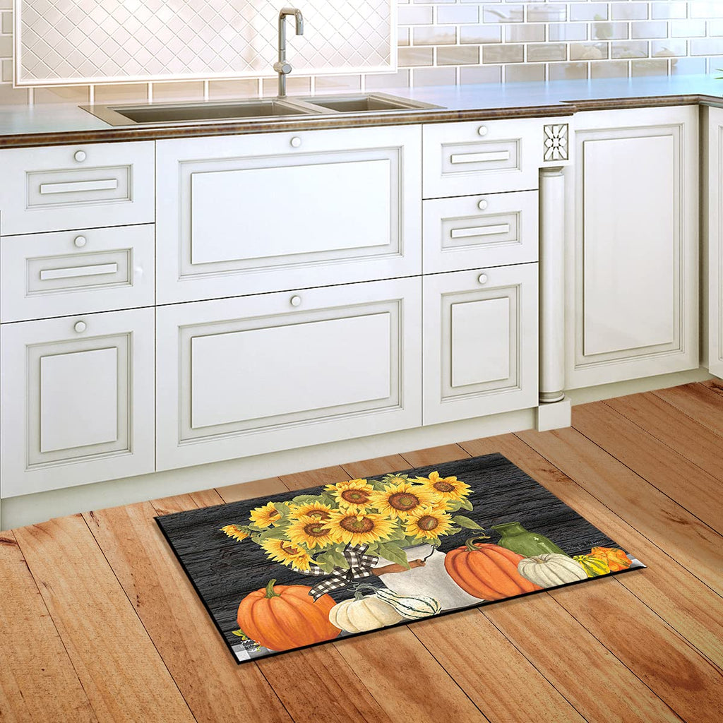 Briarwood Lane Fall'S Glory Floral Doormat Sunflowers Indoor Outdoor 30' X 18'