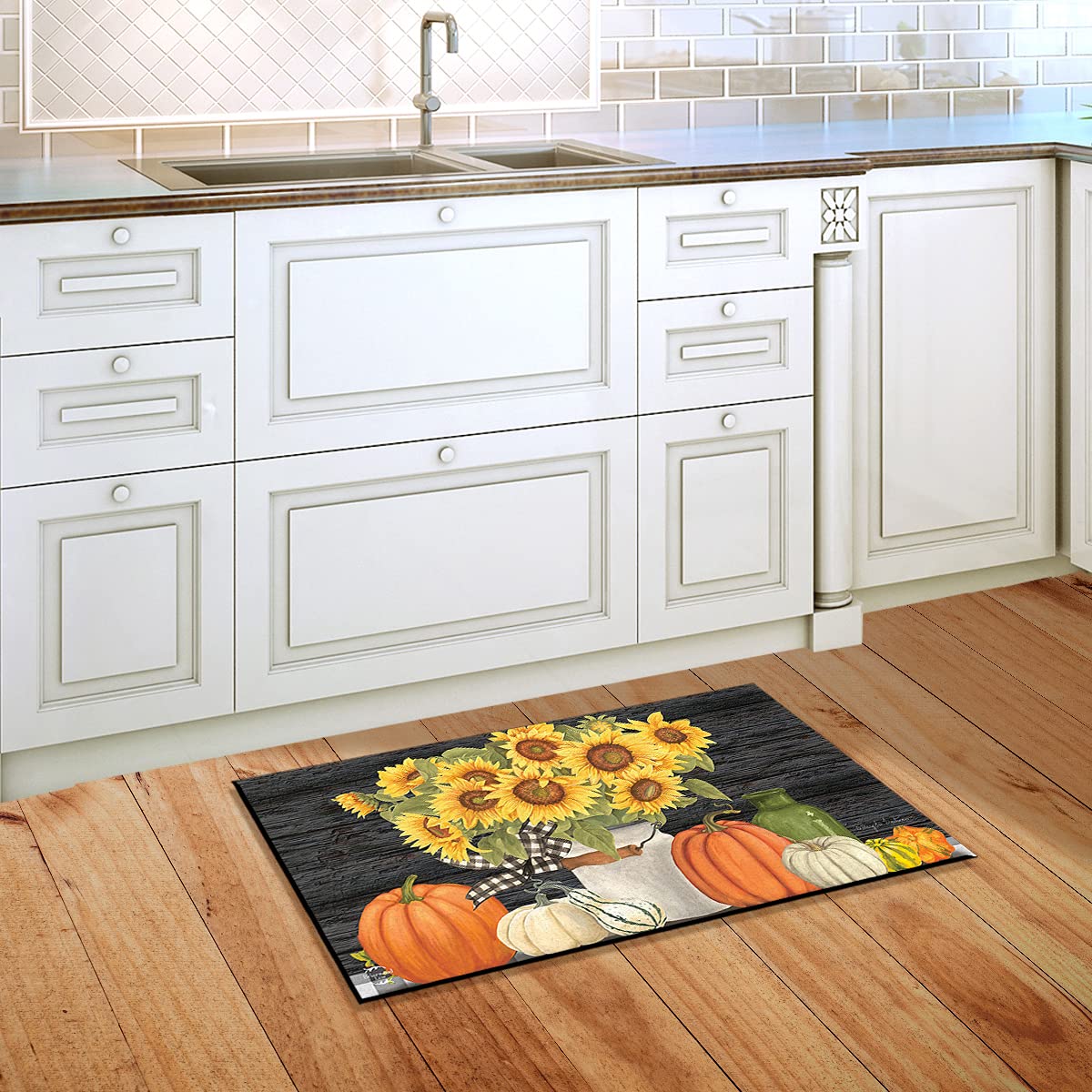 Briarwood Lane Fall'S Glory Floral Doormat Sunflowers Indoor Outdoor 30' X 18'