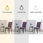 Joccun Chair Covers For Dining Room Set Of 2,Water Repellent Dining Chair Slipcovers Stretch Dining Room Chair Covers Seat Protector,Washable Parsons Chair Cover For Home,Hotel(Grapeade,2 Pack)