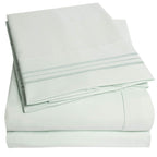 1500 Supreme Collection California King Sheet Sets Mint Green - Luxury Hotel Bed Sheets And Pillowcase Set For California King M