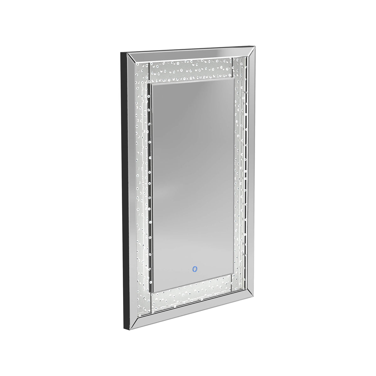 Coaster Home Furnishings Led Lighting Frame Mirror Silver