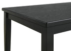 Coaster Home Furnishings Appleton Rectangular Wood Dining Table Black Washed