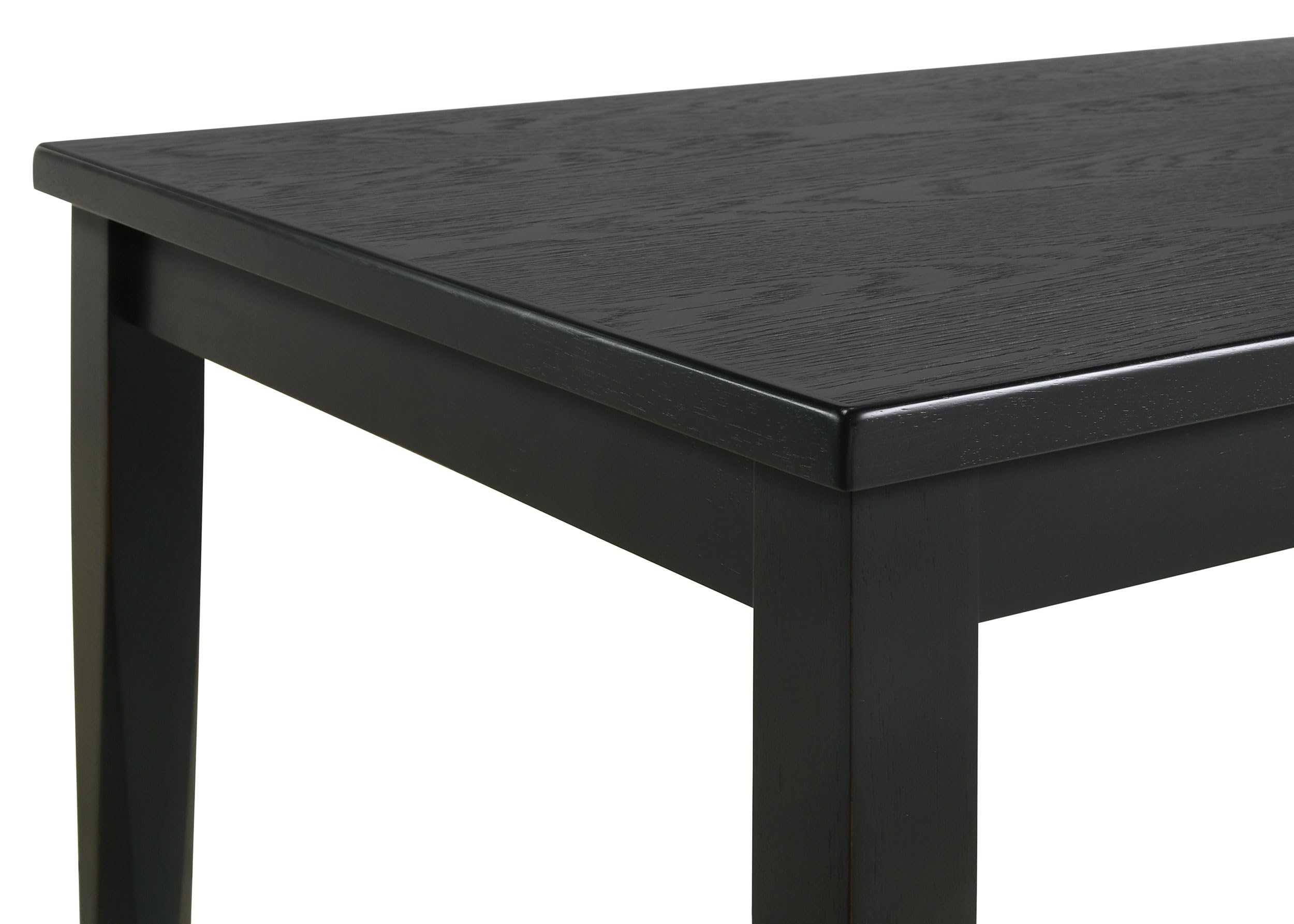 Coaster Home Furnishings Appleton Rectangular Wood Dining Table Black Washed