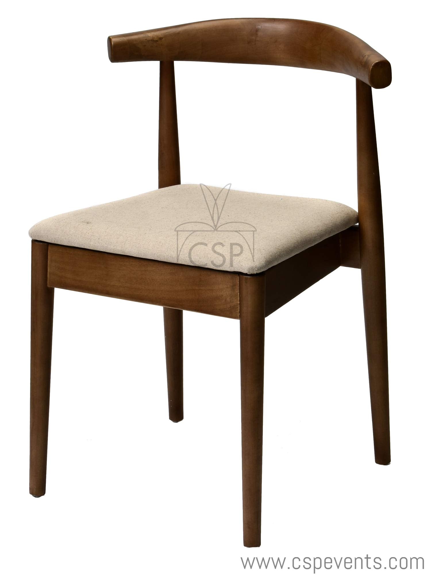 Commercial Seating Products Mid Century Café Tinted Raw Dining Chairs