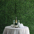 Boshen Pack Of 10 Pcs 24 ' X 16 ' Artificial Grass Green Wall Backdrop Panels 26.6 Sq Ft Uv Protected Thickened Faux Boxwood P