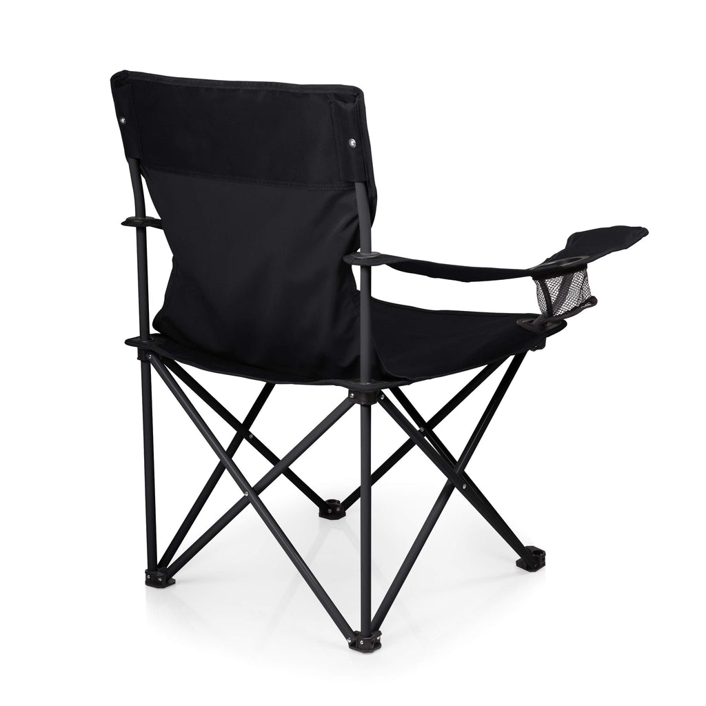 Picnic Time PTZ Camp Chair Folding Outdoor Chair with Carrying Bag - Black Polyester