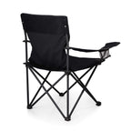 Picnic Time PTZ Camp Chair Folding Outdoor Chair with Carrying Bag - Black Polyester