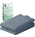 California Design Den Luxuriously Soft Hotel Quality 600 Thread Count, 100% Cotton Set Of 2 Cases, Crisp & Cool Pillowcases King Size Set Of 2, Fits King Pillows (Pastel Blue)
