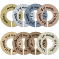 ForraFun 8 Pcs Baby Closet Dividers, Gifts for Moms, Unisex Baby Clothes Organizers, Clear Label Nursery Closet Organizer & Deco
