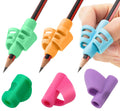 Stylo Pack Of 6 Pencil Grips For Kids Handwriting Perfect Pencil Holders For Kids Home Schooling And Preschool Writing Tools For