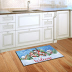 Briarwood Lane Caroling Snowmen Christmas Doormat Welcome Indoor Outdoor 30' X 18'