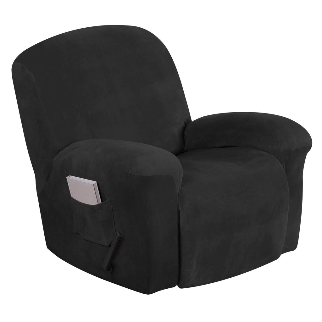 Turquoize Velvet Recliner Covers With Pocket Recliner Chair Cover Stretch Recliner Slipcovers 1 Piece Velvet Recliner Furniture