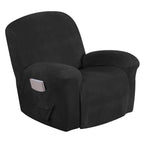 Turquoize Velvet Recliner Covers With Pocket Recliner Chair Cover Stretch Recliner Slipcovers 1 Piece Velvet Recliner Furniture