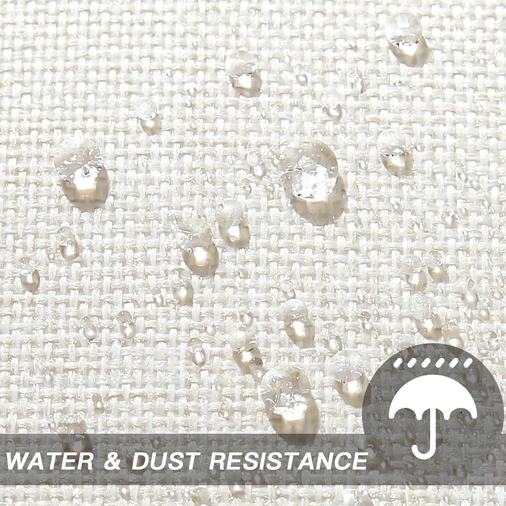 Otostar Pack Of 2 Outdoor Waterproof Decorative Pillow Covers 16X16 Inch Linen Geometry Pillowcases Cushion Case Garden Throw Pi
