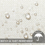 Otostar Pack Of 2 Outdoor Waterproof Decorative Pillow Covers 16X16 Inch Linen Geometry Pillowcases Cushion Case Garden Throw Pi