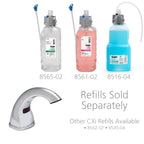 Gojo Cxi Touch-Free Counter-Mount Soap Dispenser, Chrome