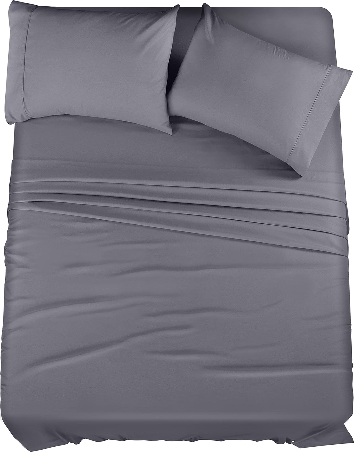 Utopia Bedding Queen Bed Sheets Set - 4 Piece Bedding - Brushed Microfiber - Shrinkage And Fade Resistant - Easy Care (Queen, Gr