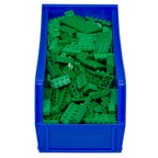 Akro-Mils 30234 Akrobins Plastic Hanging Stackable Storage Organizer Bin, 15-Inch X 5-Inch X 5-Inch, Blue, 12-Pack