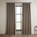 Hpd Half Price Drapes Faux Linen Textured Room Darkening Curtains For Bedroom 108 Inches Long (1 Panel), 50W X 108L Curtains For