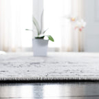 Safavieh Amelia Collection Runner Rug - 2'2'' X 14', Ivory & Grey, Modern Abstract Design, Non-Shedding & Easy Care, Ideal For H