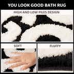 Dyefury Bath Mat - You Look Good, Cool Black And White Bathroom Rug, Non Slip, 27.5 X 20 Inch