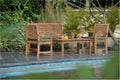 Anderson Teak TB-4824CT Montage Coffee Table, 48'' Width x 24'' Depth x 18'' Height