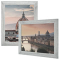 Golden State Art, 11x14 Picture Frame - Country Wood Grain Style - Tabletop Display, Back Hangers for Wall Display - Great for P