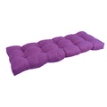 Blazing Needles Microsuede Tufted Bench Cushion, 51 x 19, Ultra Violet