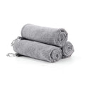 Booms Fishing B0T Microfiber Fishing Towel with Clip, 3 Pack Gray