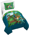 Jay Franco Duvet Cover Set - 2 Piece Comforter Cover And Sham Set, Super Soft Cozy Kids Bedding (Insert Not Included) Blue - Min
