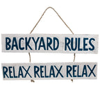 Ram Outdoor Decor, Backyard Rules