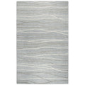 Rizzy Home Alora Decor Geneva 5' X 8' Lines Gray/Ivory Hand-Tufted Area Rug