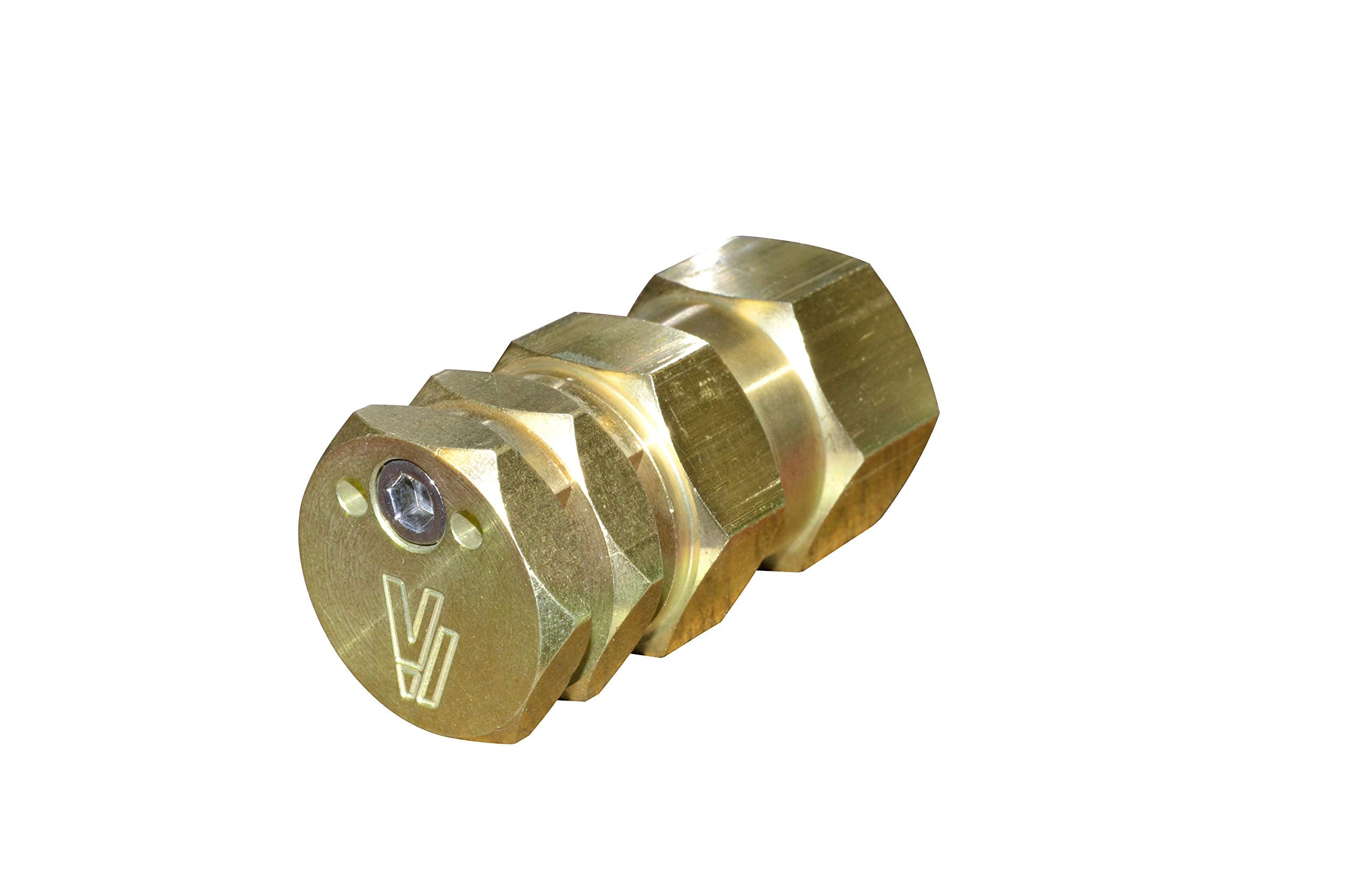 Valley Industries 6541-01-Csk Half Or Full Boomless Broadcast Nozzle-52', 10 Orifice, Brass