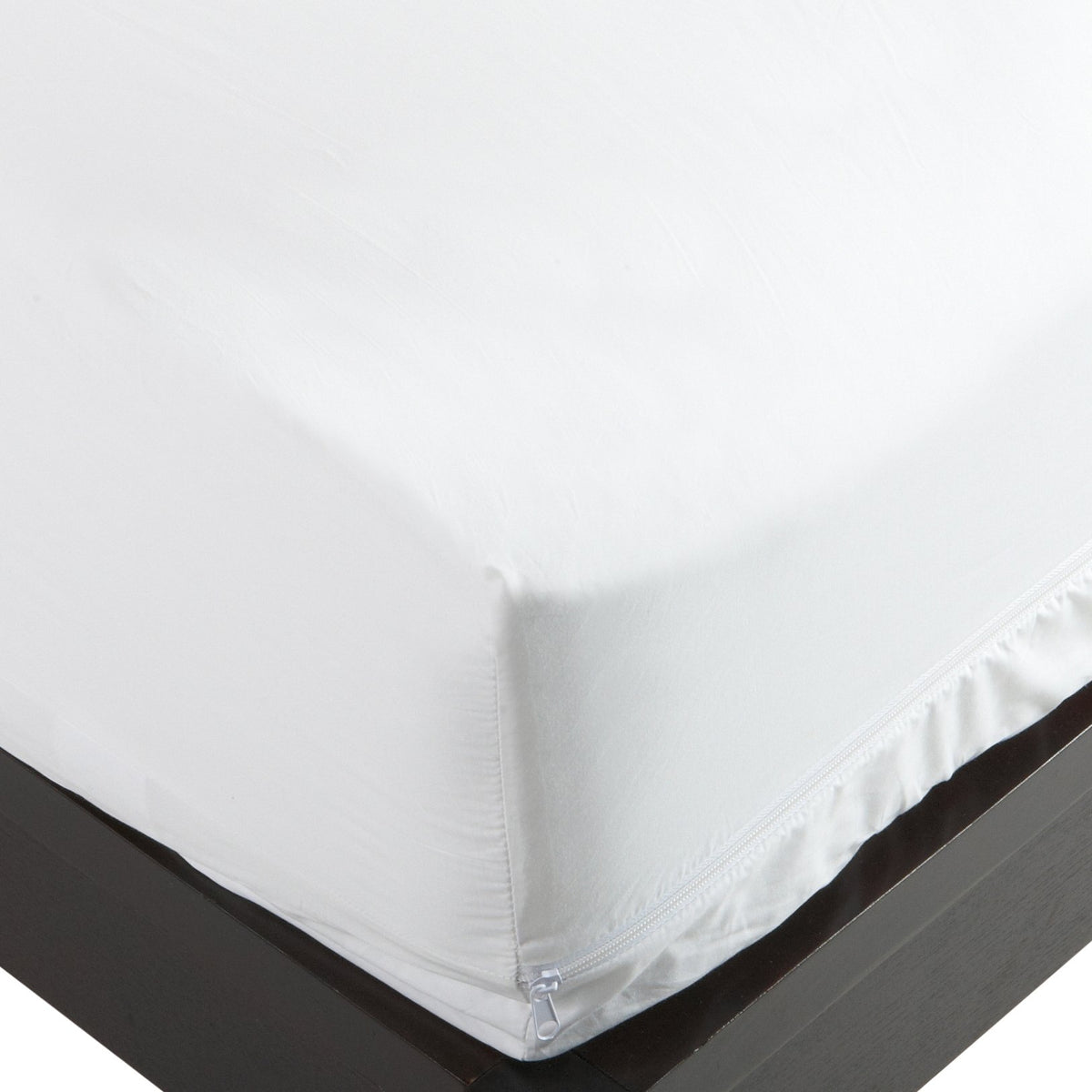 National Allergy Superior 100% Cotton California King Mattress Protector Zippered - 73' X 84' X 9' - Hypoallergenic Bed Encas