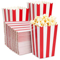 BLUE PANDA Set of 100 Mini Popcorn Favor Boxes - 3x5 Snack Containers for Carnival Party Supplies, Movie Night, Birthdays, Red a
