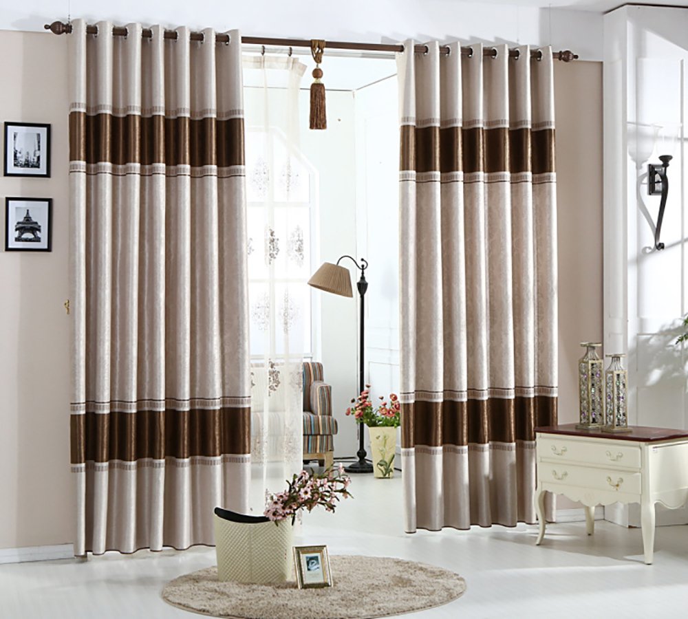 VOGOL Blackout Window Curtains 84 Inches Long Drapes Panels for Bedroom Living Room, 52x84, Top Grommets (2 Panels)