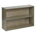 ECR4Kids Streamline 2-Shelf Storage Cabinet, 24in, Kids Bookshelf, Grey Wash