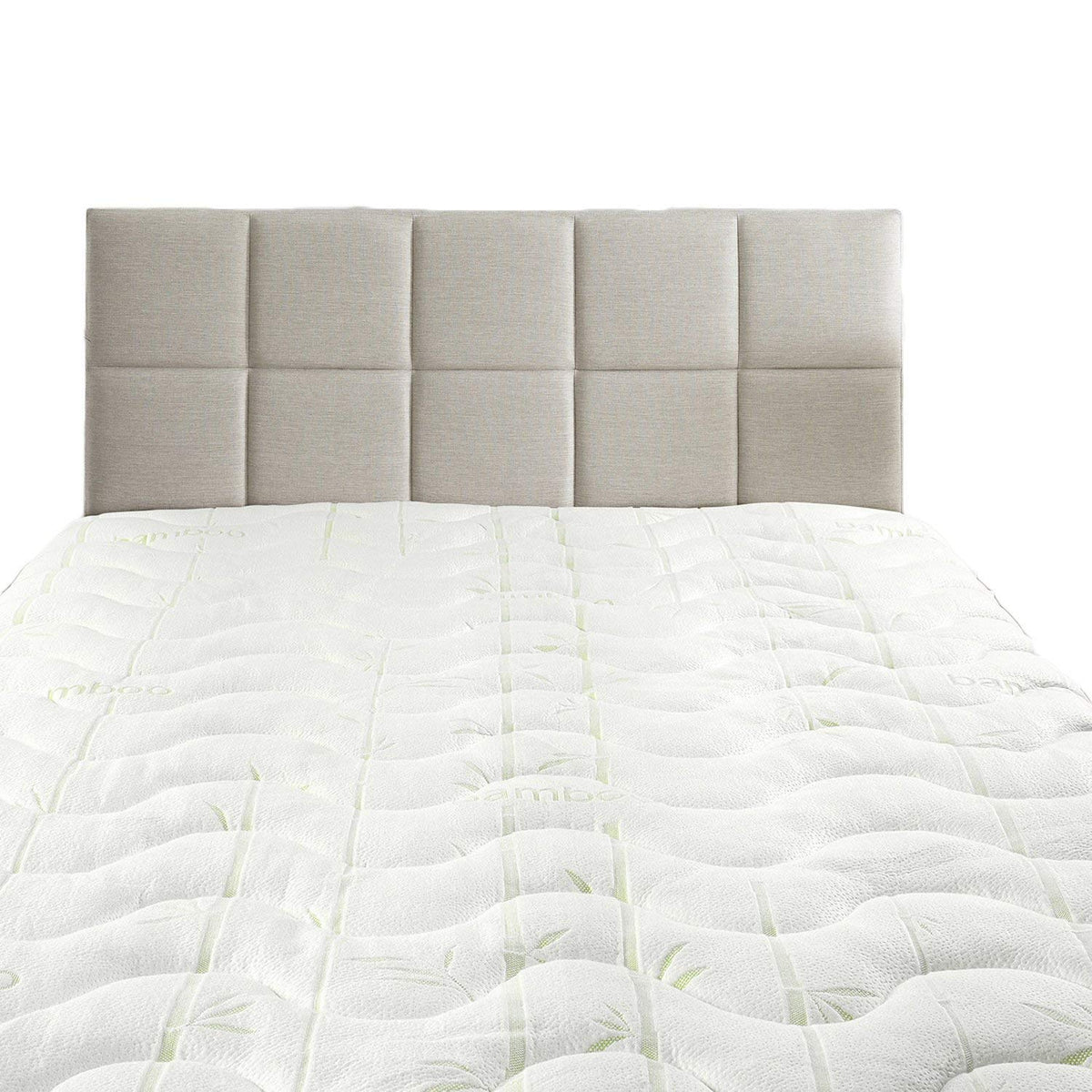 Royal Hotel Bedding Hypoallergenic Cool Fitted Topper, Viscose Made From Bamboo, And Jacquard Fitted Mattress Topper, Extra Plus